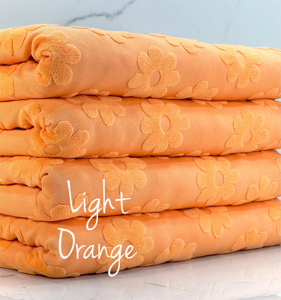 Floral - Orange Towel Daisy